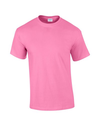 Előmosott kerek nyakkivágásu ultra póló, Gildan GI2000, Azalea-XL