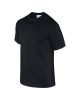 Előmosott kerek nyakkivágásu ultra póló, Gildan GI2000, Black-4XL