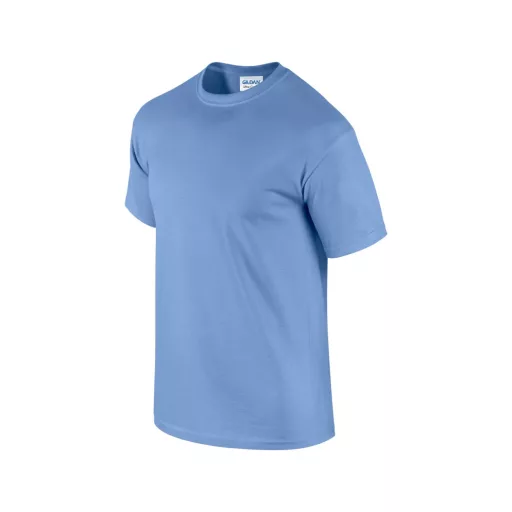 Előmosott kerek nyakkivágásu ultra póló, Gildan GI2000, Carolina Blue-S