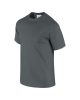 Előmosott kerek nyakkivágásu ultra póló, Gildan GI2000, Charcoal-4XL