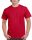 Előmosott kerek nyakkivágásu ultra póló, Gildan GI2000, Cherry Red-4XL
