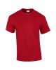 Előmosott kerek nyakkivágásu ultra póló, Gildan GI2000, Cherry Red-4XL
