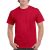 Előmosott kerek nyakkivágásu ultra póló, Gildan GI2000, Cherry Red-S