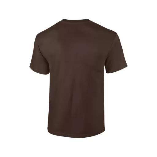 Előmosott kerek nyakkivágásu ultra póló, Gildan GI2000, Dark Chocolate-2XL