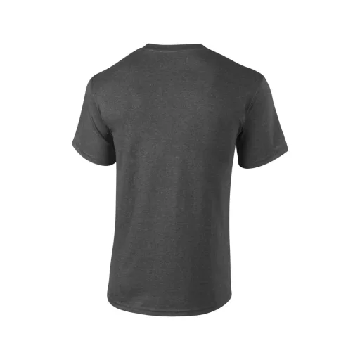 Előmosott kerek nyakkivágásu ultra póló, Gildan GI2000, Dark Heather-4XL