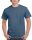 Előmosott kerek nyakkivágásu ultra póló, Gildan GI2000, Indigo Blue-4XL