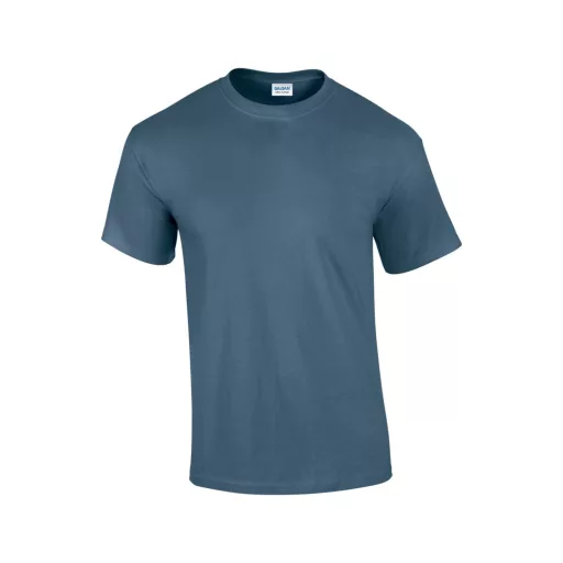 Előmosott kerek nyakkivágásu ultra póló, Gildan GI2000, Indigo Blue-XL