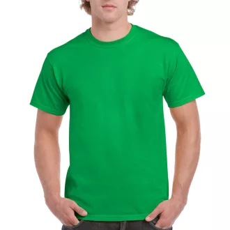   Előmosott kerek nyakkivágásu ultra póló, Gildan GI2000, Irish Green-2XL