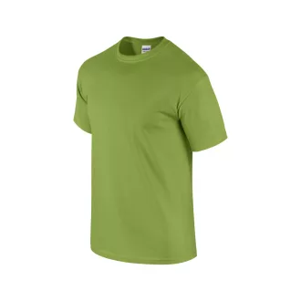   Előmosott kerek nyakkivágásu ultra póló, Gildan GI2000, Kiwi-3XL