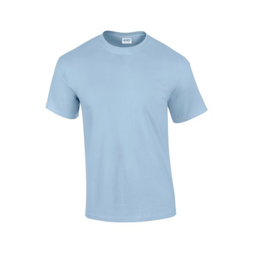 Előmosott kerek nyakkivágásu ultra póló, Gildan GI2000, Light Blue-3XL
