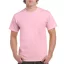 Előmosott kerek nyakkivágásu ultra póló, Gildan GI2000, Light Pink-L