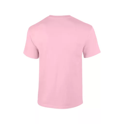 Előmosott kerek nyakkivágásu ultra póló, Gildan GI2000, Light Pink-S