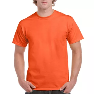   Előmosott kerek nyakkivágásu ultra póló, Gildan GI2000, Orange-2XL