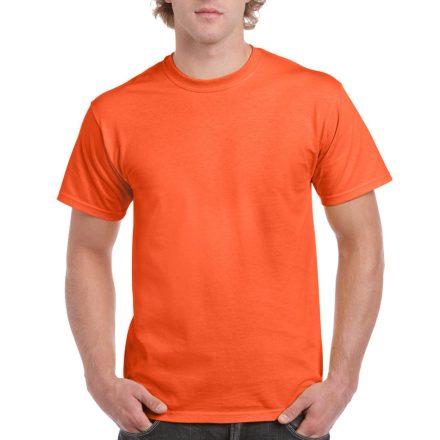 Előmosott kerek nyakkivágásu ultra póló, Gildan GI2000, Orange-2XL