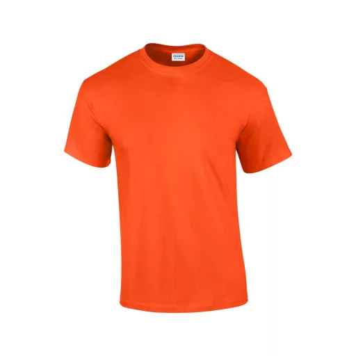 Előmosott kerek nyakkivágásu ultra póló, Gildan GI2000, Orange-3XL