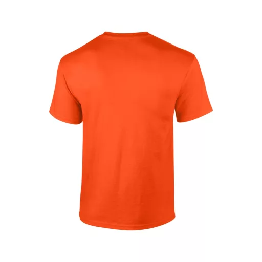 Előmosott kerek nyakkivágásu ultra póló, Gildan GI2000, Orange-S