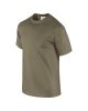 Előmosott kerek nyakkivágásu ultra póló, Gildan GI2000, Prairie Dust-3XL