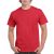 Előmosott kerek nyakkivágásu ultra póló, Gildan GI2000, Red-2XL