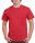 Előmosott kerek nyakkivágásu ultra póló, Gildan GI2000, Red-3XL