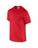 Előmosott kerek nyakkivágásu ultra póló, Gildan GI2000, Red-4XL