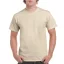 Előmosott kerek nyakkivágásu ultra póló, Gildan GI2000, Sand-3XL