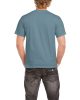 Előmosott kerek nyakkivágásu ultra póló, Gildan GI2000, Stone Blue-2XL
