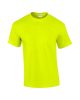 Előmosott kerek nyakkivágásu ultra póló, Gildan GI2000, Safety Green-S