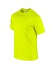 Előmosott kerek nyakkivágásu ultra póló, Gildan GI2000, Safety Green-S