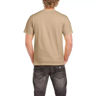   Előmosott kerek nyakkivágásu ultra póló, Gildan GI2000, Tan-2XL