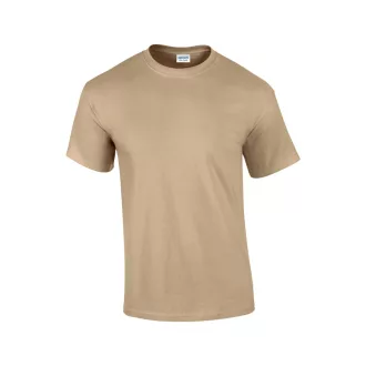   Előmosott kerek nyakkivágásu ultra póló, Gildan GI2000, Tan-2XL