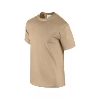   Előmosott kerek nyakkivágásu ultra póló, Gildan GI2000, Tan-2XL