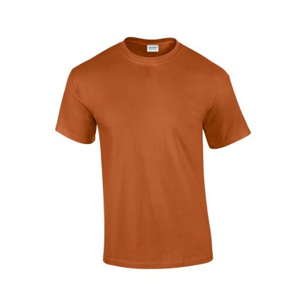 Előmosott kerek nyakkivágásu ultra póló, Gildan GI2000, Texas Orange-XL