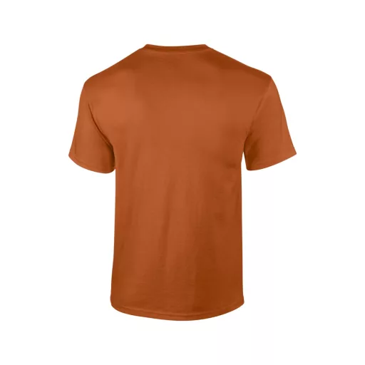 Előmosott kerek nyakkivágásu ultra póló, Gildan GI2000, Texas Orange-XL