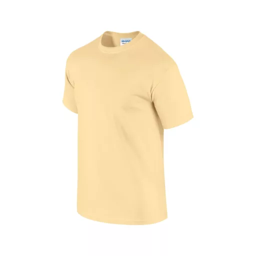 Előmosott kerek nyakkivágásu ultra póló, Gildan GI2000, Vegas Gold-3XL