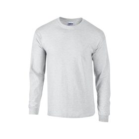   Hosszú ujjú klasszikus szabású póló, Gildan GI2400, Ash Grey-2XL
