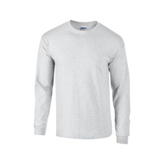   Hosszú ujjú klasszikus szabású póló, Gildan GI2400, Ash Grey-2XL