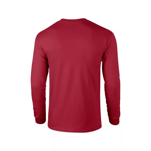 Hosszú ujjú klasszikus szabású póló, Gildan GI2400, Cardinal Red-L