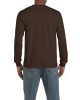 Hosszú ujjú klasszikus szabású póló, Gildan GI2400, Dark Chocolate-2XL