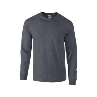   Hosszú ujjú klasszikus szabású póló, Gildan GI2400, Dark Heather-2XL