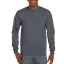 Hosszú ujjú klasszikus szabású póló, Gildan GI2400, Dark Heather-XL