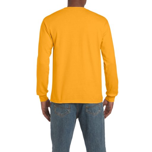 Hosszú ujjú klasszikus szabású póló, Gildan GI2400, Gold-2XL
