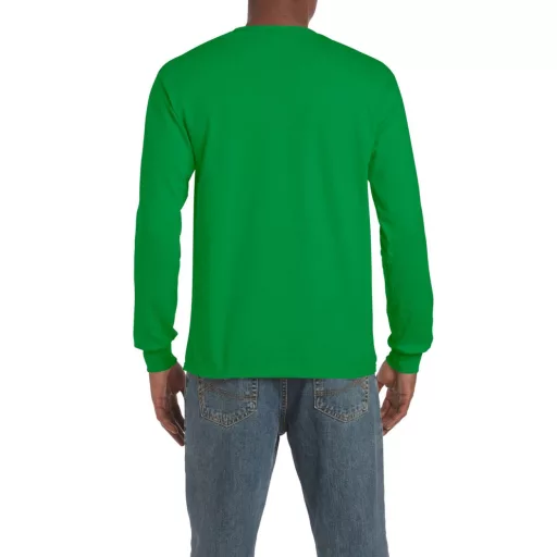Hosszú ujjú klasszikus szabású póló, Gildan GI2400, Irish Green-3XL