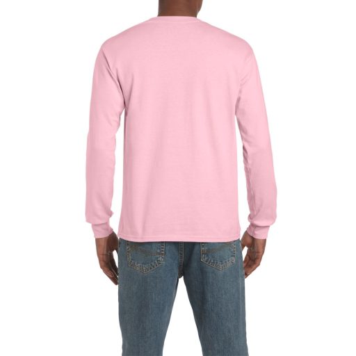 Hosszú ujjú klasszikus szabású póló, Gildan GI2400, Light Pink-2XL
