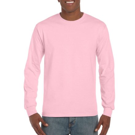 Hosszú ujjú klasszikus szabású póló, Gildan GI2400, Light Pink-XL