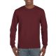 Hosszú ujjú klasszikus szabású póló, Gildan GI2400, Maroon-2XL