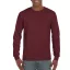 Hosszú ujjú klasszikus szabású póló, Gildan GI2400, Maroon-S