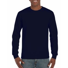   Hosszú ujjú klasszikus szabású póló, Gildan GI2400, Navy-2XL