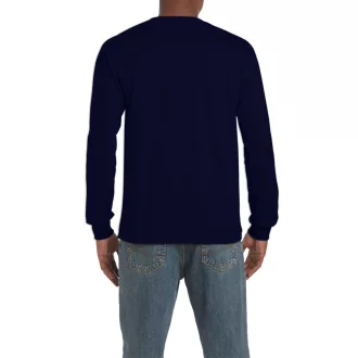   Hosszú ujjú klasszikus szabású póló, Gildan GI2400, Navy-2XL