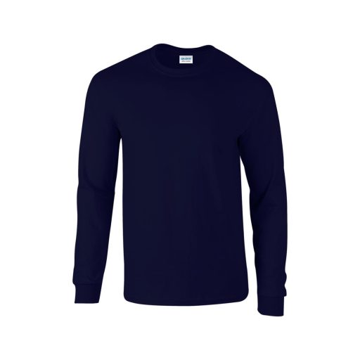 Hosszú ujjú klasszikus szabású póló, Gildan GI2400, Navy-5XL