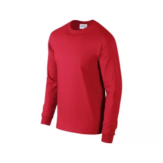   Hosszú ujjú klasszikus szabású póló, Gildan GI2400, Red-2XL